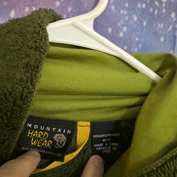 Mountain Hardwear Green Fleece Jacket - Picture 2 of 3